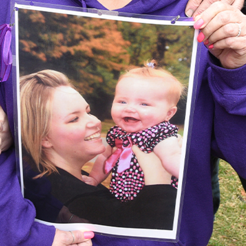 Alicia’s family celebrates her life every year at Hike for Hospice Niagara.