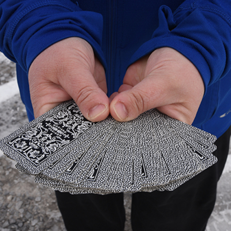 Gina has fond memories of playing cards with her grandfather. After he died, she saved his favourite deck.